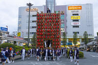 久喜提燈祭り「天王様」　提燈山車（東一） [OKE110022846]