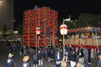 久喜提燈祭り「天王様」　提燈山車（新一） [OKE110022849]