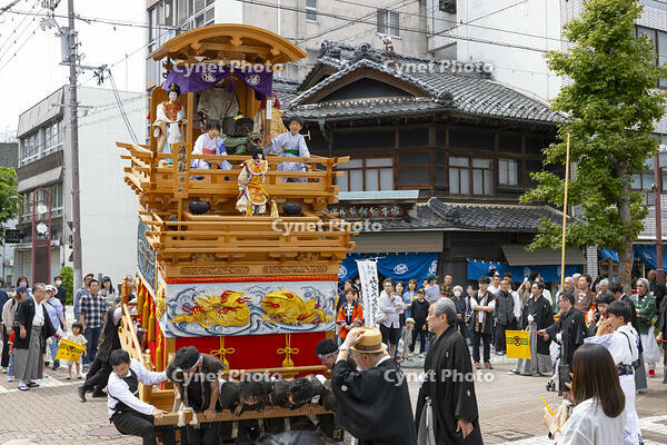 大垣祭（本楽）　城下町巡行（浦嶋やま） [OKE110019612]
