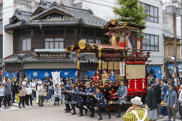 大垣祭（本楽）　城下町巡行（松竹やま） [OKE110019617]
