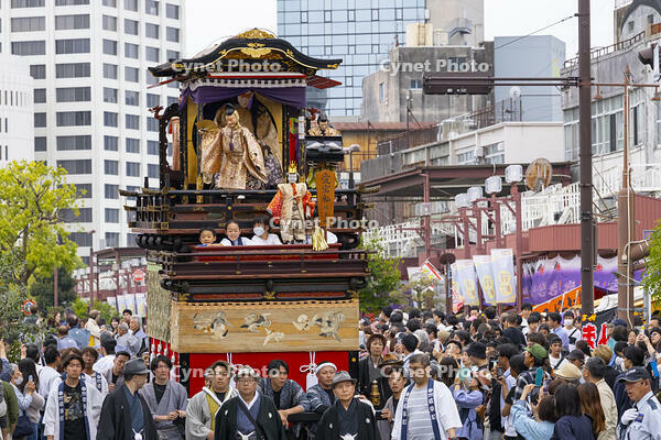 大垣祭（本楽）　大垣まつり行列（愛宕やま） [OKE110019624]