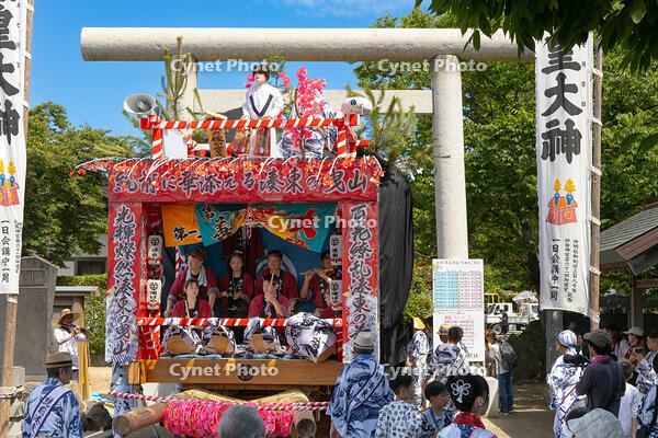 土崎神明社祭　曳山行事（宵宮）　郷社参り [OKE110019907]