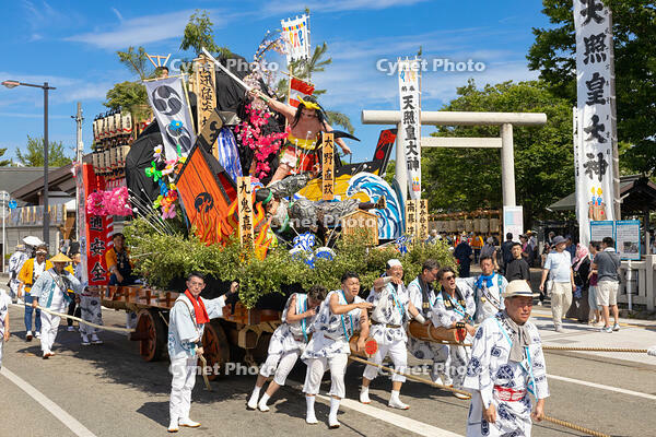 土崎神明社祭　曳山行事（宵宮） [OKE110019923]