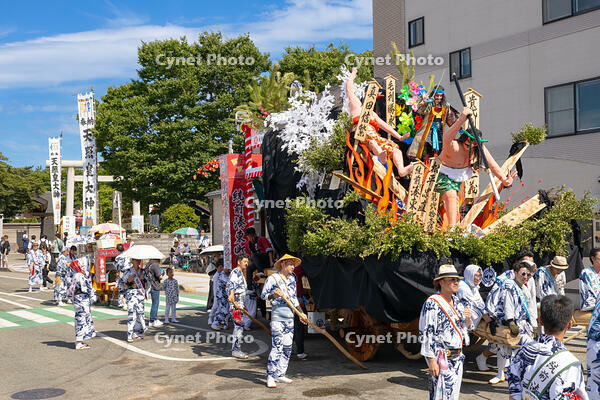 土崎神明社祭　曳山行事（宵宮） [OKE110019925]