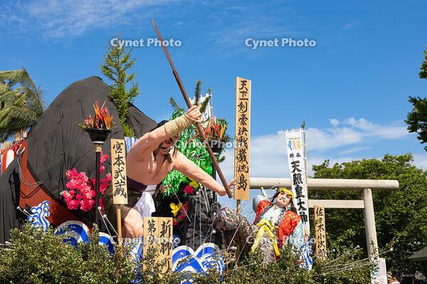 土崎神明社祭　曳山行事（宵宮）　郷社参り [OKE110019926]