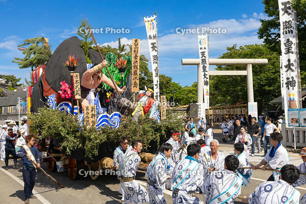 土崎神明社祭　曳山行事（宵宮） [OKE110019927]