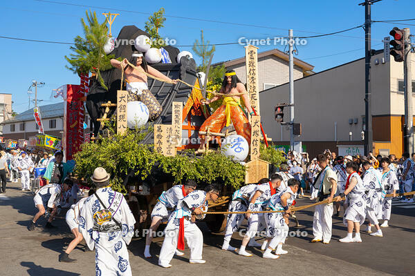 土崎神明社祭　曳山行事（宵宮） [OKE110019941]