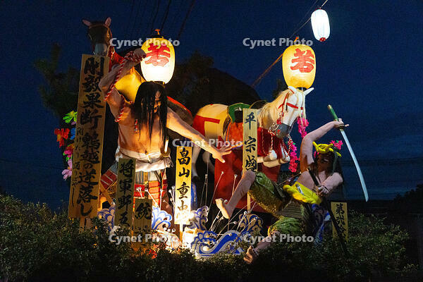 土崎神明社祭　曳山行事（本祭）　戻り曳山 [OKE110019964]