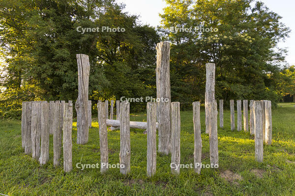 大湯環状列石　五本柱建物跡 [OKE110020661]