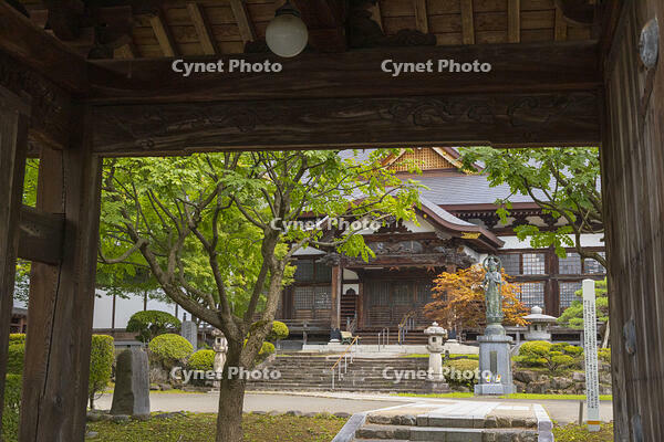 長年寺　山門から望む本堂 [OKE110020688]