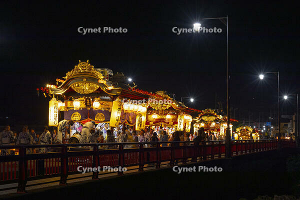 花輪ばやし　朝詰　稲村橋整列 [OKE110020751]