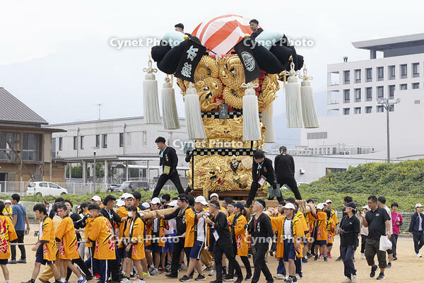 新居浜太鼓祭り　中萩きらきら公園太鼓寄せ　本郷 [OKE110021700]