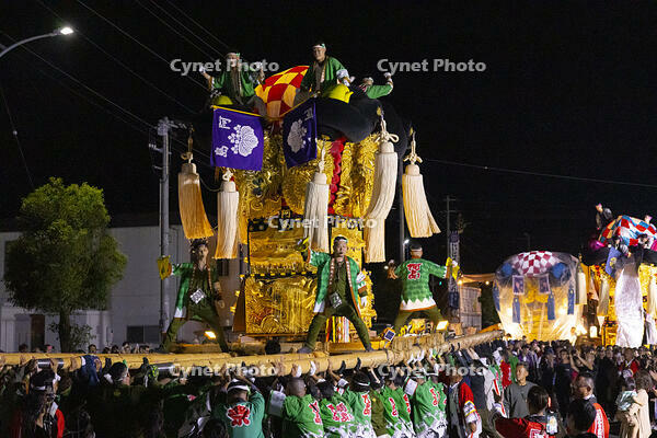 新居浜太鼓祭り　天神浜通りかきくらべ　阿島 [OKE110021718]