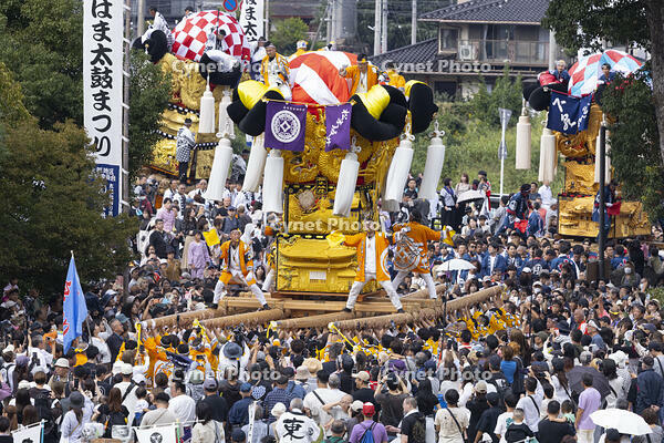 新居浜太鼓祭り　上部地区山根グラウンド統一寄せ [OKE110021726]