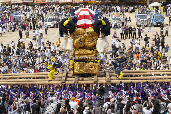 新居浜太鼓祭り　上部地区山根グラウンド統一寄せ [OKE110021742]