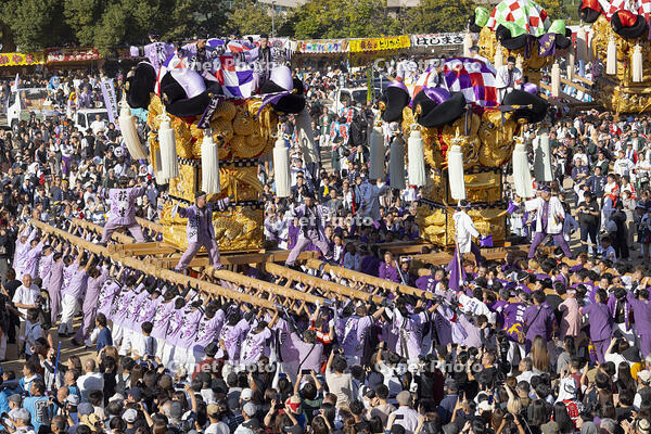 新居浜太鼓祭り　上部地区山根グラウンド統一寄せ [OKE110021773]