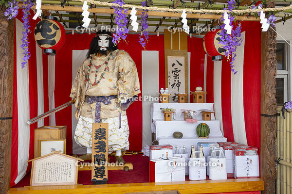 久喜提燈祭り「天王様」　神酒所（本壱）　素戔鳴尊 [OKE110022798]