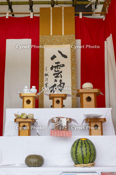 久喜提燈祭り「天王様」　神酒所（本壱）　祭壇 [OKE110022802]