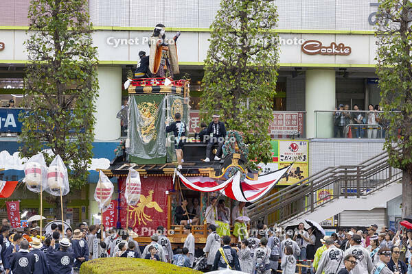 久喜提燈祭り「天王様」　人形山車（本三） [OKE110022814]
