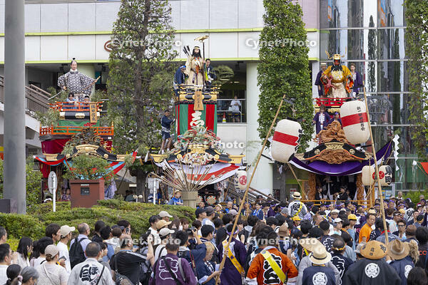 久喜提燈祭り「天王様」　人形山車 [OKE110022822]