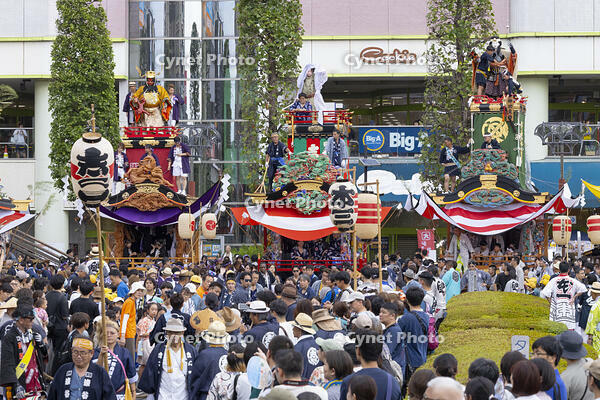 久喜提燈祭り「天王様」　人形山車 [OKE110022823]