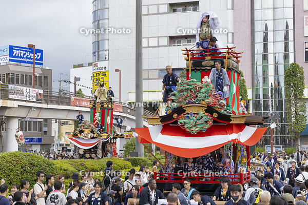 久喜提燈祭り「天王様」　人形山車 [OKE110022825]