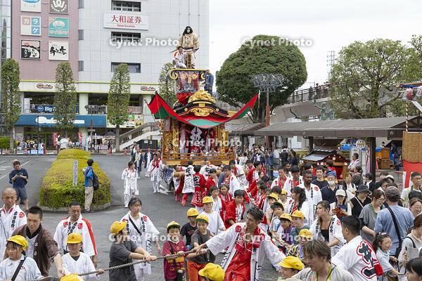 久喜提燈祭り「天王様」　人形山車（本壱） [OKE110022832]