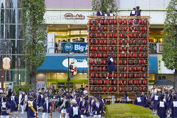 久喜提燈祭り「天王様」　提燈山車（東一） [OKE110022841]