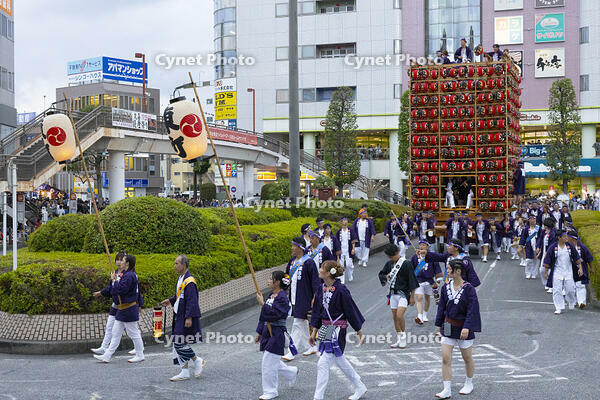 久喜提燈祭り「天王様」　提燈山車（東一） [OKE110022843]