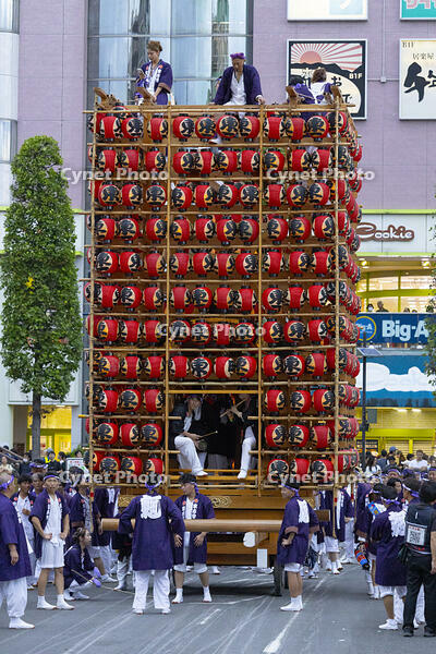 久喜提燈祭り「天王様」　提燈山車（東一） [OKE110022845]