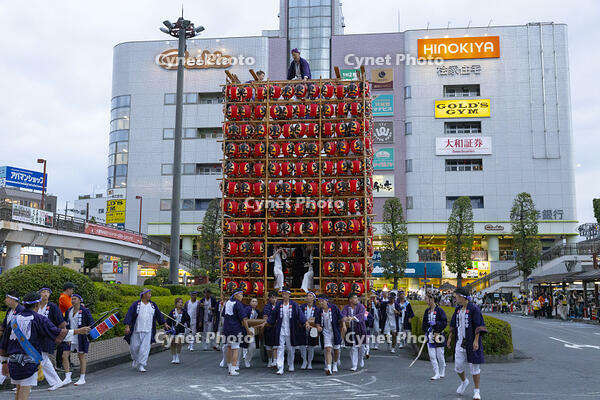 久喜提燈祭り「天王様」　提燈山車（東一） [OKE110022846]