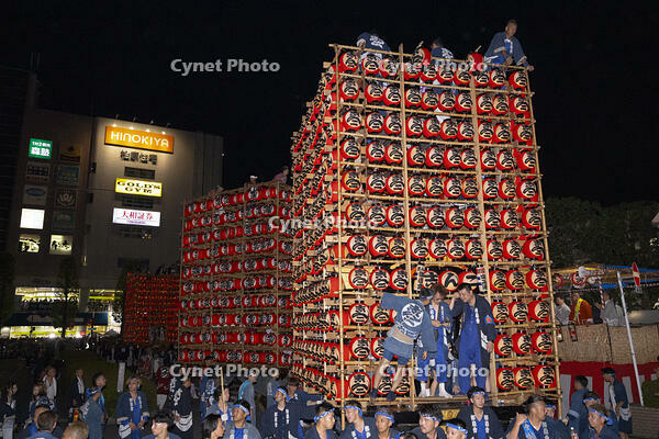 久喜提燈祭り「天王様」　提燈山車 [OKE110022854]
