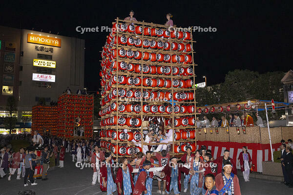 久喜提燈祭り「天王様」　提燈山車 [OKE110022857]