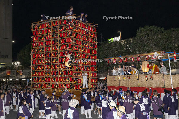 久喜提燈祭り「天王様」　提燈山車（東一） [OKE110022858]
