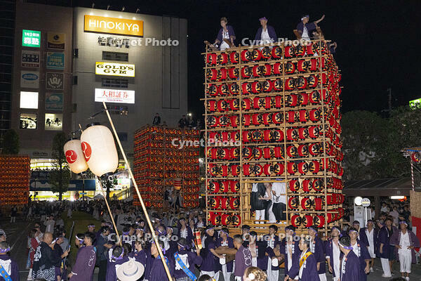久喜提燈祭り「天王様」　提燈山車 [OKE110022859]
