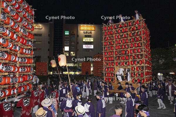 久喜提燈祭り「天王様」　提燈山車 [OKE110022860]