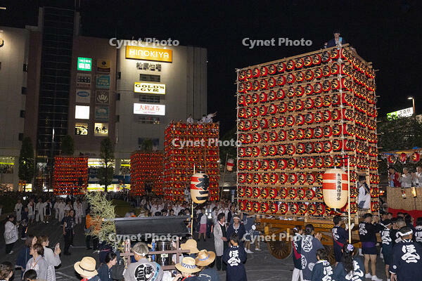 久喜提燈祭り「天王様」　提燈山車 [OKE110022864]