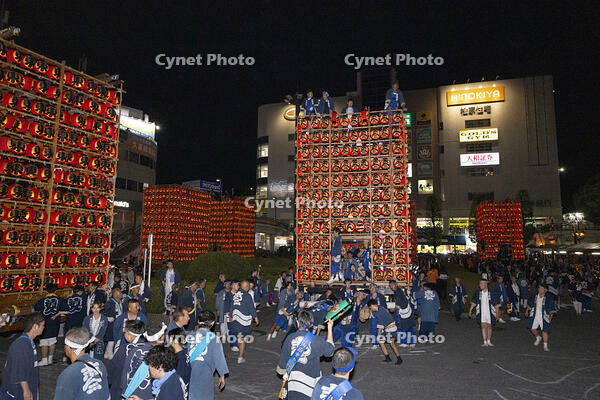 久喜提燈祭り「天王様」　提燈山車 [OKE110022867]