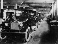 Chevrolet 490 cars on production line, c1920. Artist: Unknown [TPG110085018]