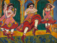 Czardas dancers, 1908-1920. Artist: Kirchner, Ernst Ludwig (1880-1938) [TPG110085022]