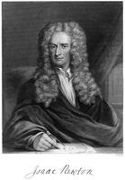Sir Isaac Newton, English mathematician, astronomer and physicist, (19th century). Artist: W Holl [TPG110085030]