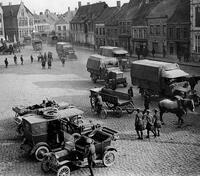 Ford Model T staff car, Poperinge Belgium 1917, Scottish Fusilier regiment. [TPG110085305]