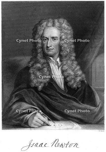 Sir Isaac Newton, English mathematician, astronomer and physicist, (19th century). Artist: W Holl [TPG110085030]