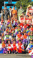 一條大祭の稚児集合写真 [ASA110022936]