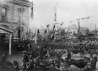 １９０５年　日露戦争　凱旋した東郷大将一行 [ASA110023013]