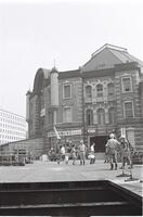 １９６９年　地下駅工事で東京駅が宙に浮く [ASA110023017]