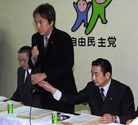 自民党行革推進本部総会であいさつする石原… [ASA110024029]