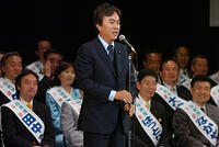 石原伸晃あいさつ／都議選　自民党決起集会 [ASA110024036]