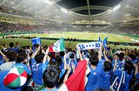 Ｗ杯期間中、盛り上がる「ビッグアイ」 [ASA110024559]