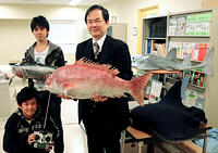 魚ロボットと山本郁夫教授　長崎大学 [ASA110024574]